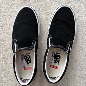 Vans Black Skate Slip-On Shoes